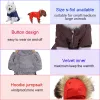 Parkas livraison gratuite grand chien vêtements manteau pour animaux de compagnie veste d'hiver vêtements chauds chiot vêtements rouge bleu couleur taille 2XL5XL