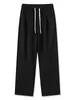 Herenbroeken Winter Dikke Fleece Warme Joggingbroek Heren Streetwear Wijde pijpen Rechte losse track Mannelijke casual thermische fluwelen broek