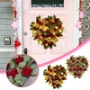 Decoratieve bloemen lente hartvormige rozenslinger blad muur opknoping bruiloft rekwisieten huisdecoratie