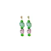Dangle Earrings KAITIN Irregular Jade Crystal Beads For Women Chinese Style Light Luxury Drop 2024 Jewelries Trend