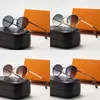 Męskie okrągłe okulary przeciwsłoneczne Designer okulary Kobiety moda spolaryzowana Occhialia Da Sole Summer UV Protection Luksusowe okulary przeciwsłoneczne Przydatne przenośne PJ090 G4