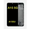 Oryginalny wyświetlacz LCD dla Samsung Galaxy A15 5G A156U Panele LCDS 6.5 -calowe Telefon komórkowy LCDS Ekran dotykowy Części zamienne z ramką czarny