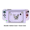 Przypadki Aesthestic Black Ouija Board Funda Nintendo Switch Cover Case Dockable Ochronne Tarot TPU Shell dla kontrolera przełącznika Joycon