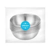 Plates Sauce Dishes Saucers Bowls Round Mini Appetizer Stainless Steel Seasoning