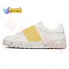 2024 Designer San Valentino Scarpe casual Scarpe basse piatte aperte da ginnastica Piattaforma Uomo Donna Pelle Nero Bianco Scarpe Mocassini sportivi vintage di lusso Rockstuds Italia Scarpe