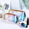 Makeup PVC Laser Portable Shell Cosmetics Storage High Beauty Value Ins Waterproof Wash Bag 230891