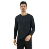 Lu Men's Fundamental T-shirt z długim rękawem męska bluza na nagie na świeżym powietrzu Sport Fitness Biznes