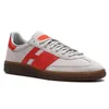 Original Handball Spezial Red Stripe Chaussures de course Clear Rose Hommes Femmes Baskets Collegiate Navy Tennis Chaussures Formateurs Aluminium BlackGum