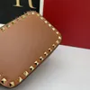 Designer Women's Shoulder Valentine Bag Diamond Leather Purse Studded Small Square 18cm Stylish Strap Diagonal Women's Bag