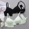 Bras Women Seamless Wireless Sexy Detachable Shoulder Belt V Thin Nylon Bra Female Comfortable Lady Push Up Underwear Lingerie