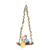 Trädgårdsdekorationer Par 'hänge miniatyr landskapsstatyer dekorera figuren trädgårdsdukälskare för yttre harts ornament