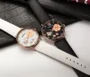 Smeeto Brand Student Women's Watches女性の絶妙なラインストーンレザーベルトファッションウォッチクォーツウォッチE5