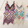 Camis New Hollow Vest per le donne Boho Tanktop Bohemian Crop Tops Stile nazionale Canotta Lady Spedizione gratuita