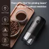Tools 1800mAh Portable Coffee Bean Grinder Upgraded Stainless Steel Conical Burr Fast Grinding Electric Coffee Grinder For Home Travel