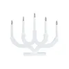 Portacandele Lampada da scrivania elettrica con 5 lampadine Spina EU 220V Festival Decor Menorah 15,7x13,7 pollici Per anniversari Multiuso leggero