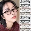 نظارة شمسية Y2K Retro Oval Frame Closes Women Female Ins Sweet Cool Eyewear Treng