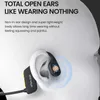 Mobiltelefonörlurar Paramita 8GB Lagring Simhuvudset IP68 Vattentät benledningar Öppna öron Trådlös BT 5.2 Ear Hook Earpon Sport YQ240304