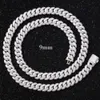 Yu Ying Gems Custom 6mm 9mm 13mm kubanische Gliederkette S925 Silber mit Iced Out Moissanit Diamant Hip Hop Halskette Armband Chock