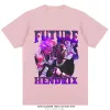 T-shirt Vintage Future Hendrix Graphic Tshirts Hip Hop Streetwear Short Sleeve Tops 100% Cotton Men Rapper T Shirt Summer Unisex Tees