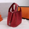 Echtes Leder AAAAA Eimertasche Umhängetasche Damen Einkaufstasche Designerhandtasche Gemüsekorb mit Schloss Picotin mit Box schnelle Lieferung