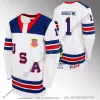 Хоккей США 2024 IIHF World Junior Champions Jersey 8 Sam Rinzel 1 Trey Augustin