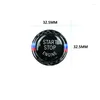 Interieur Accessoires Motor Start Stop Knop Vervang Cover Trim Sticker Auto Styling Voor BMW E90 E92 E93 320i Z4 E89 x3 X1 X5 X6