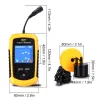 Finders Luky FFC11081 FISH FINDER LCD SCREAN PORTABLE WIRED FISH FINDER 100M深度範囲ソナーエコーサウンダーフィッシュファインダーフィッシングタックル