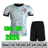 23 24 25 Soccer Jerseys Ronaldo ärmar Portugisiska tröjor Joao Felix Ruben Neves Diogo Portugieser Portugal Football Shirt Team Men Kids Kit