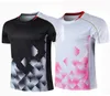 New badminton suit men039s and women039s short sleeve quick drying table tennis suit badminton sportswear shirt1245634