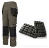 Pantalon cargo multi-poches pour hommes, pantalon de travail en plein air, résistant à l'usure, pantalon de travail avec sac de jambe, 240228