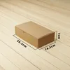 100pcs 6 Wnęka Zoryfrowana pudełko księżycowe Kraft Papierowe pudełko klejnot pudełko Pudełko Papie Papierowe opakowanie pudełko prezentowe, opakowanie ręcznie robionego w ślubie 20,5x14.5x7 cm