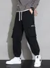 Jesienne Męskie Spodnie Cargo Multi-Pockets Streetwear Baggy Jogger Spodery 240304