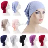 New Underscarf Bone Bonnet Hijab Inner Cap Women Muslim Elastic Headscarf Ninja Hat Stretch Chemo Caps Head Wrap Scarf Turban