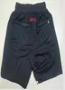 New Shorts Team Shorts Vintage Baseketball Shorts Zipper Pocket Running Clothes Black Color Just Done Size SXXL2606176