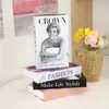 Luxury Fake Books Rangement Boîte de rangement décoration Luxe Salon Luxi