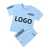 Clothing Sets Summer Essentials Baby Boys Girls Clothes 2 Pieces Tracksuit Set Oversized Short Sleeve Cotton T-shirt Shorts Sportwear Custom