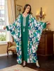 Robe muçulmano roupas femininas 2024 novo estilo abaya bat manga tamanho único diamante vestido árabe do oriente médio elegante impressão kaftan caftan marocain femme