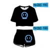 Sets Tv Show Murder Drones 3D Printed Tracksuit Women Two Piece Set Tops and Shorts Casual Sportswear Cute Robot N Cosplay Costume