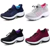 Clásico hombres mujeres moda transpirable zapatos para correr rosa púrpura azul verde suave suela corredor zapatillas deportivas GAI 132