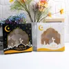 Nya 2/4st Ramadan Dekorationer Cupcake Bakery Muffin Pastry Breats Holder Boxes för Eid Mubarak Muslin Party Bakning Supplies