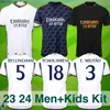 Maglie da calcio Real Madrid 2023 2024 Maglia da calcio Camisetas da uomo (giocatore) Kit uniformiH2435