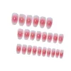 Kunstnagels 24 stuks Middellange Blush Press-on Duurzaam Nooit splijten Comfort Fake Voor Valentijnsdagliefhebber