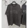 バランシアガTシャツパリデザイナーシャツトラック女性ブランドシャツメンズプラスサイズバランシアガフーディーゴルフTシャツポロブランク刺繍高品質のメンズシャツ2249