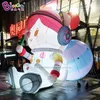 groothandel 7M hoogte buiten gigantische opblaasbare ruimte astronaut cartoon model met luchtblazer voor evenement reclame partij decoratie speelgoed sport