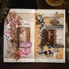 Geschenkpapier, 20 Stück, lange Streifen, PET-Aufkleber, ästhetisch, dekorativ, selbstklebende DIY-Stick-Etiketten, handgefertigt, Junk-Journal-Zubehör