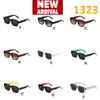 Occhiali da sole unisex designer sfumature di moda occhiali da sole per donne uomini occhiali di lusso vari firma triangolare opzionale gafas para el sol de mujer 12 stili