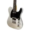 Электрогитара FTele, белый цвет, гриф из палисандра, 6-струнная гитара