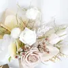 Dekorativa blommor Elegant Spring Wedding Centerpiece Handgjorda Silk Blommor Arrangemang Perfekt för ceremoni Dropship