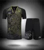 Doublure 2017 men039s badminton sport t-shirt match costume doublure badminton chemise shorts tennis de table chemise polyester fibre 3076280