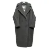 Fur Correct Version M's Dark Gray Teddy Bear Fur Overcoat Coat Alpaca Fleece/Fiber Long Autumn and Winter Classic Coat